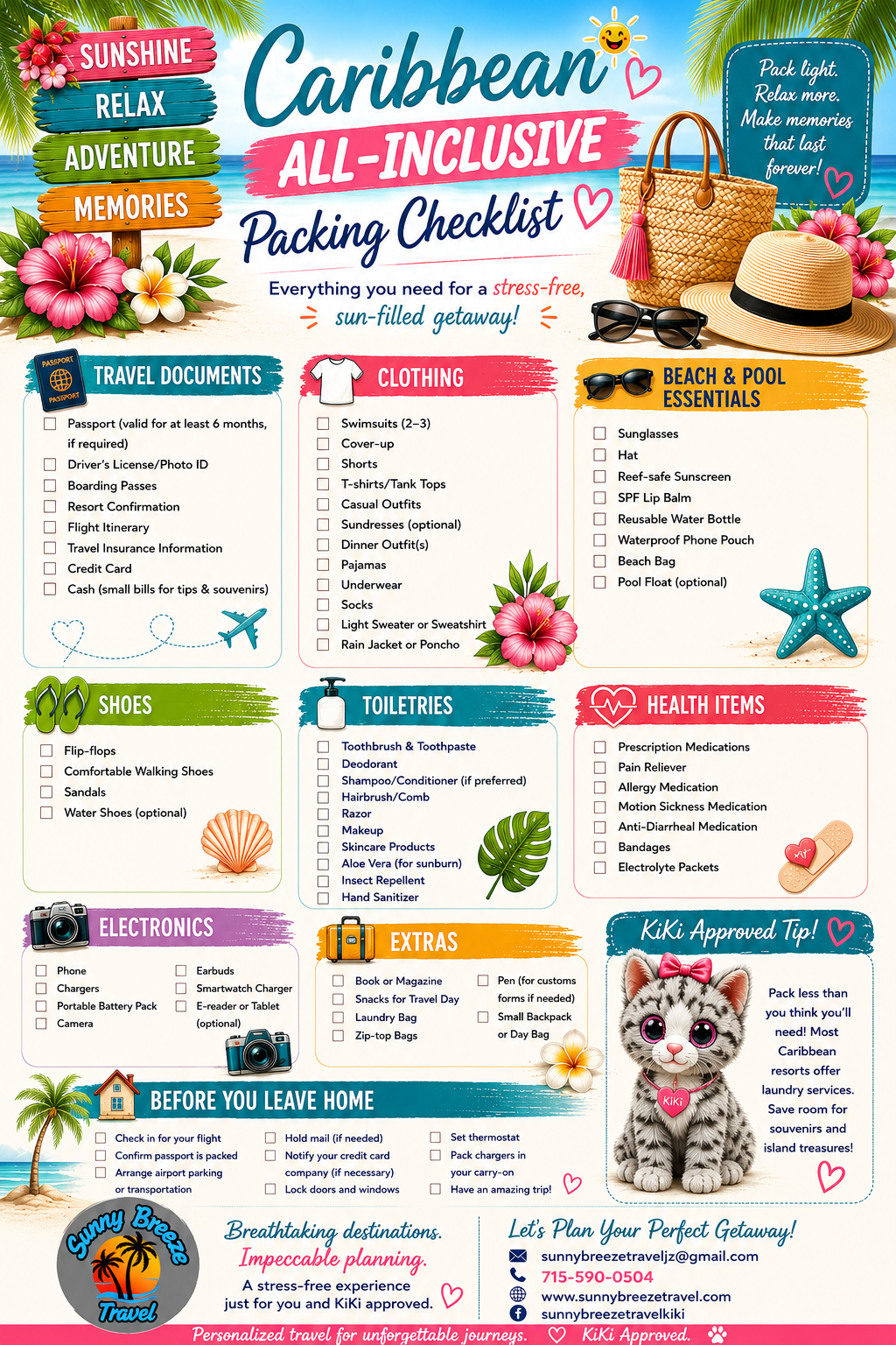 All Inclusive Check List